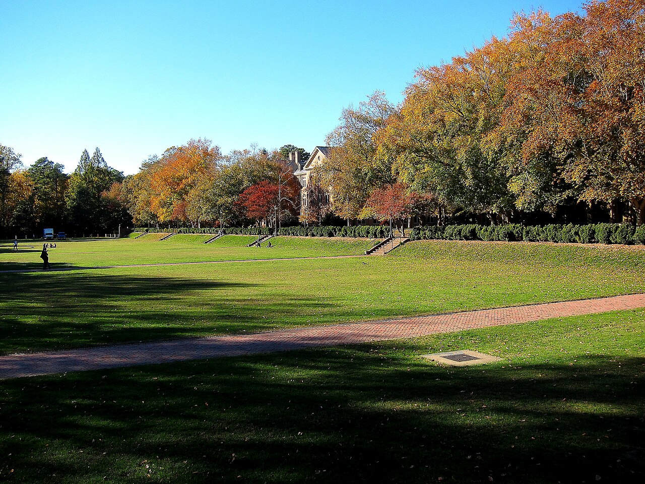 Sunken Garden осенью, William & Mary
